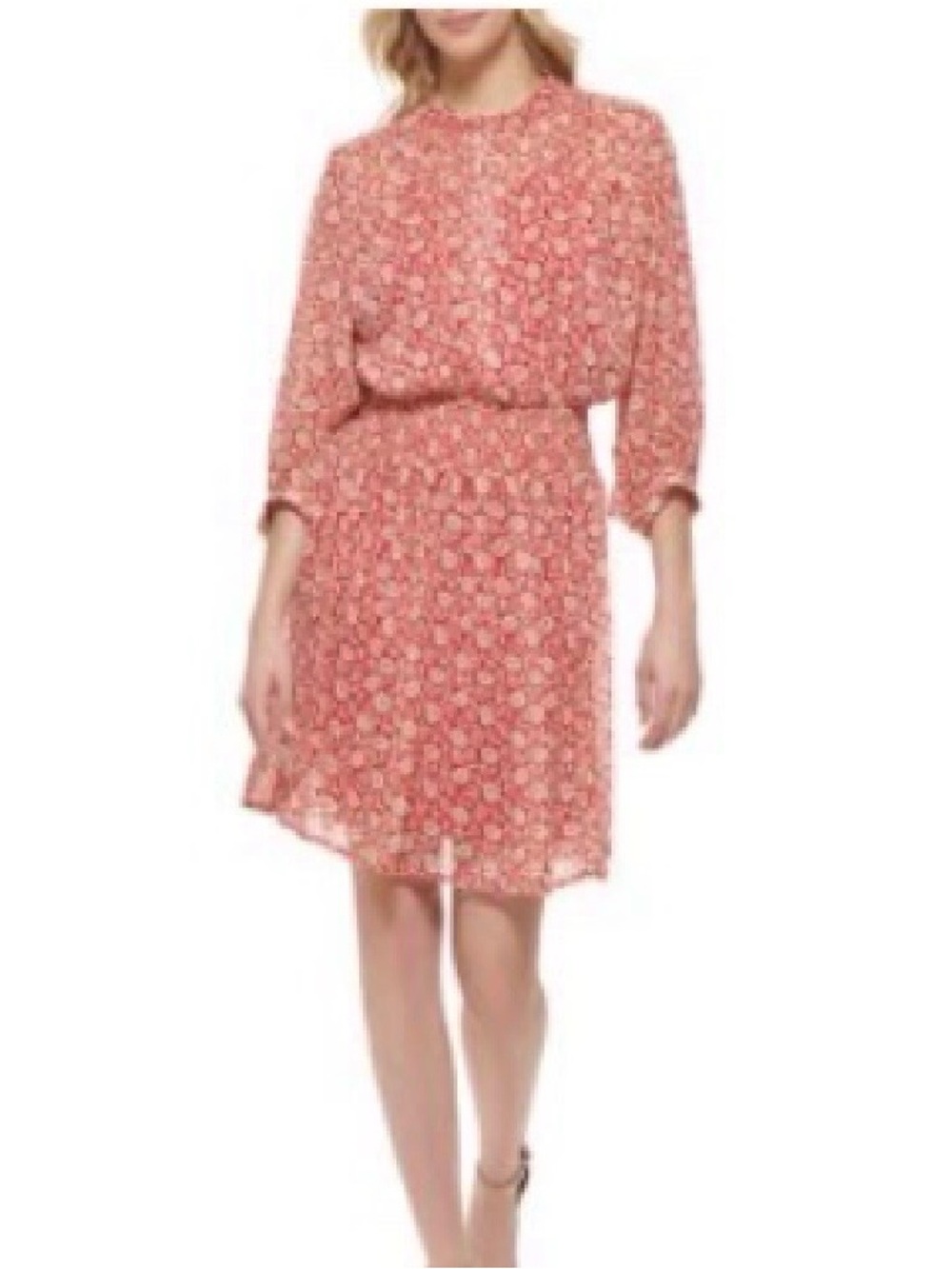 Tommy Hilfiger Women’s Floral Chiffon Smart Waist Dress